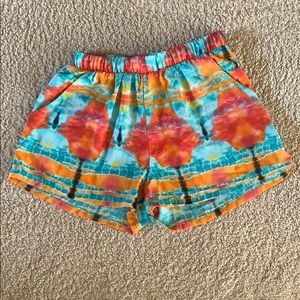 Tyche pastel patterned shorts